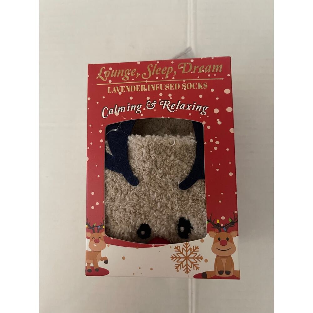 NWT Loveminxny  Lounge Sleep Dream Lavender Infused Socks